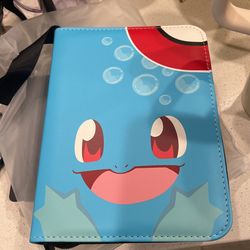 blue card binder 4 pocket per page