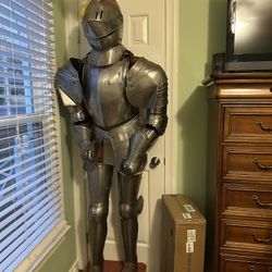 Wearable Suit Of Armor Complete With Sword. Over 30 Years Old.  