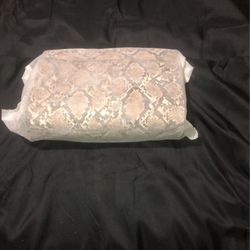 Snake Print Clutch Hand Bag With Strap