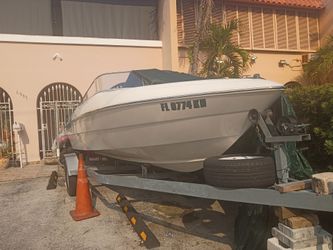 Boat shell and trailer