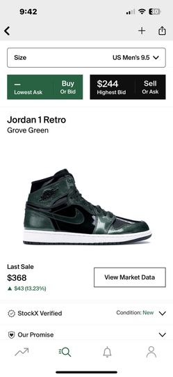 jordan 1 retro grove green