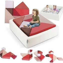 Kids Play Sofa, Tangram Square Puzzles Couch Furniture