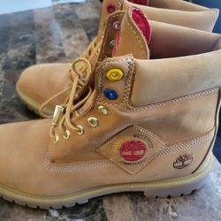 Timberland Leather Boots.  Size 13.  NEW.  Please Check Out My Profile For Other Items For Sale.  Size 13.   Thanks.   IF IT'S UP IT'S AVAILABLE.  