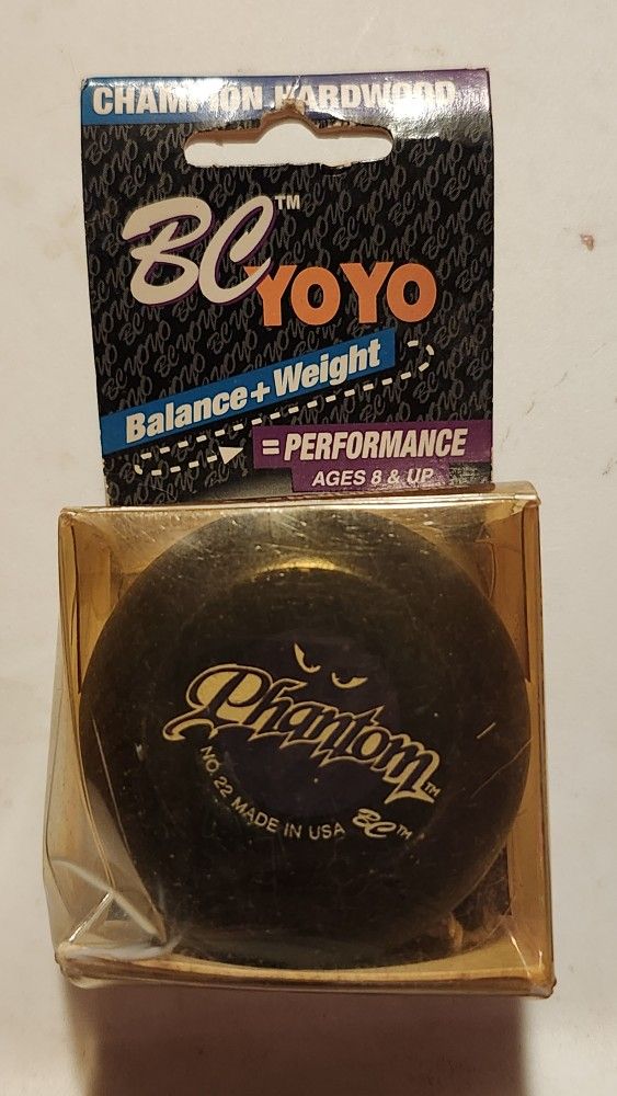 BC Yo-yo Purple & Black Champion Hardwood