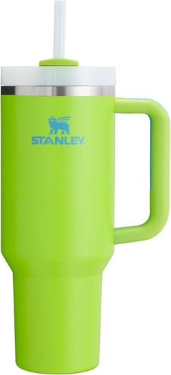 Stanley Quencher Flowstate 40oz Bright Lime Stainless Steel Tumbler