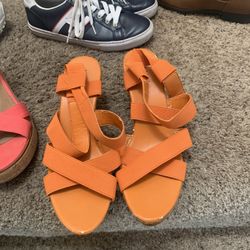 5 Pair Of Women Shoes Size 9 All For $40