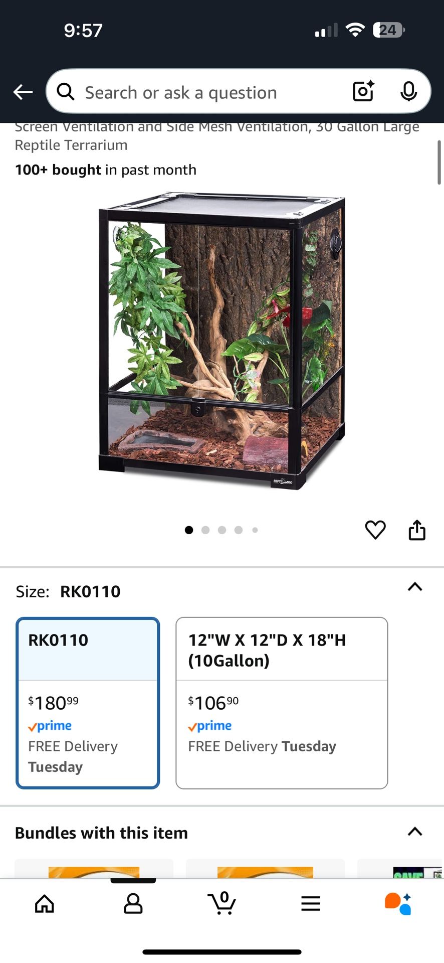 Brand New 18x18x24 Front Opening Enclosure