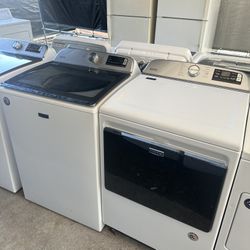Whirlpool Washer And Dryer Set Both Work Great Large Capacity/ 60 Day Warranty 