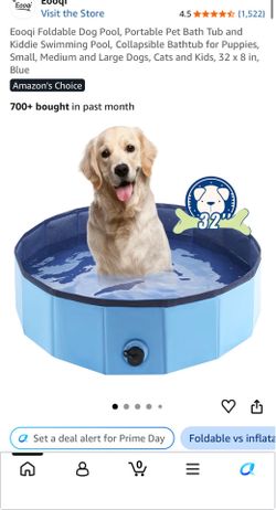 Foldable Dog Pool, Portable Pet Bath Tub and Kiddie Swimming Pool, Collapsible Bathtub , Puppies whelping item is new