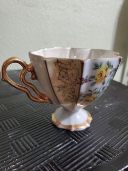 Vintage beautiful porcelain tea cup