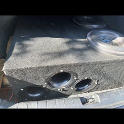 Zvx12s built ported custom made box 