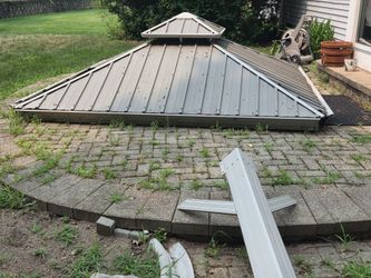 10' x 12  Gazebo,steel, used