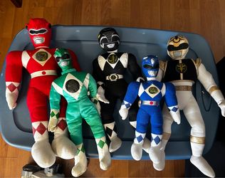 VINTAGE Power Rangers Plush Collection!