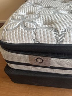 Moving. Full Size Bed With Frame, Boxspring And Mattress