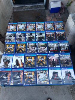 250 Disc Games to Choose from. New & some Sealed. $20! per game. 3 for $50!  7 games for $100!. Playstation 4 PS4 Works PS5 Playstation 5 all works