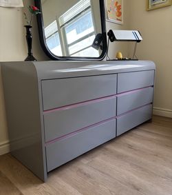 Vintage Waterfall Dresser