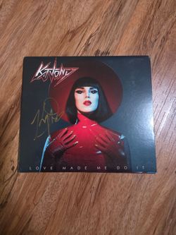 Kat Von D Autographed/Signed Love Made Me Do It CD
