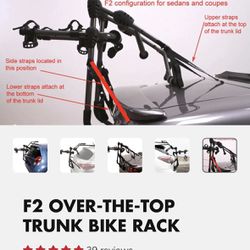 Hollywood Racks “F-2 Over The Top” Bike Carrier / Bike Rack For Vehicle