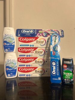 Oral Care Bundle – Colgate, Crest, Oral-B, Scope