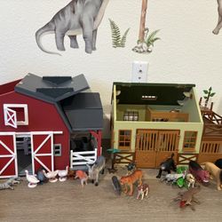 Wooden Barn&Vet Clinic Set
