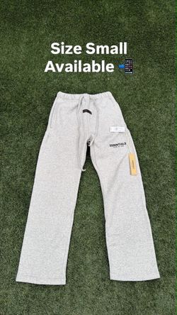 Essentials Uncuffed Relaxed Light Oat Sweatpants
