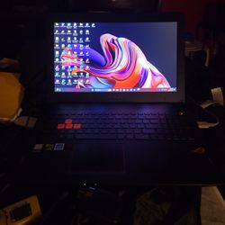 Asus Strix ROG GL502vmk Nvidia GEFORCE GTX 1060 Gpu 7th Gen 7 CpuUpgraded Win 11, 12GB RAM 256gb ssd 1tb Hdd Storage All Drivers and Bios Updated