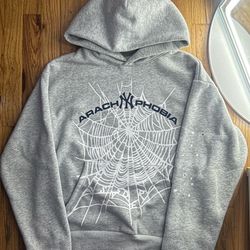 Grey mens hoodie