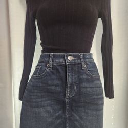 Express Denim Skirt Size 2