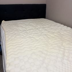 Full Size Mattress, Frame And Headboard 