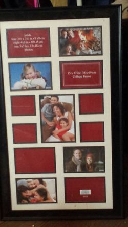 15 x 27" x 38 x 69 cm collage picture frame