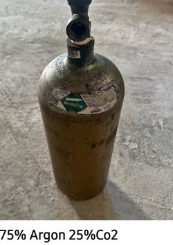 Welding gas tank full