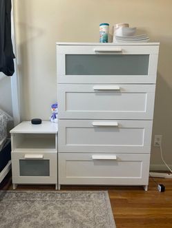 Dresser with nightstand