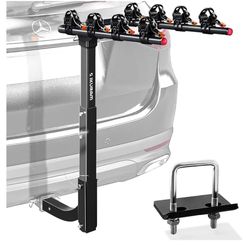 Folding 4 Bike Rack Bicycle Carrier Racks Hitch Mount