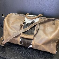 Leather Duffel Bag 