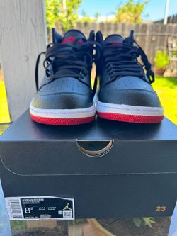Jordan Access Black Gym Red Size 8.5