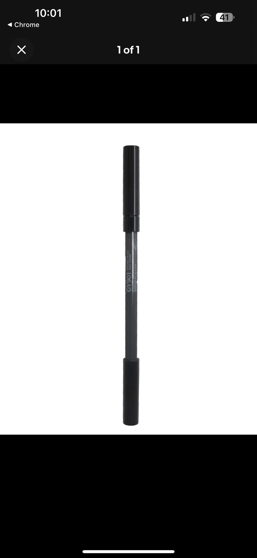 Shiseido Natural Eyebrow Pencil # Gy901 Natural Black --1.1g-0.03oz by Shiseido