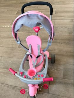 Like New - Radio Flyer 4-in-1 Stroll 'N Trike (Pink)