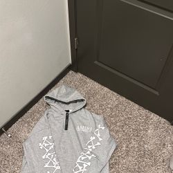 Grey amiri hoodie