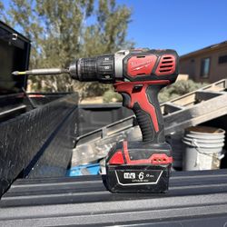 Milwaukee Drill And Battery  16v 