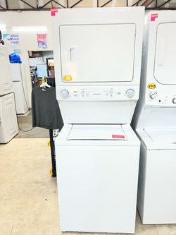 Frigidaire Stacked Washer 3.8 cu ft Dryer 5 cu ftCombo