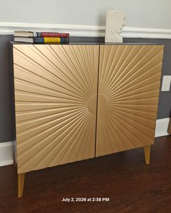 new cabinet, the 1st one,still in the box,
2-Door Storage Cabinet–Accent Sideboard Buffet, Storage Cabinet for Living Room, Hallway, Kitchen, Dining R