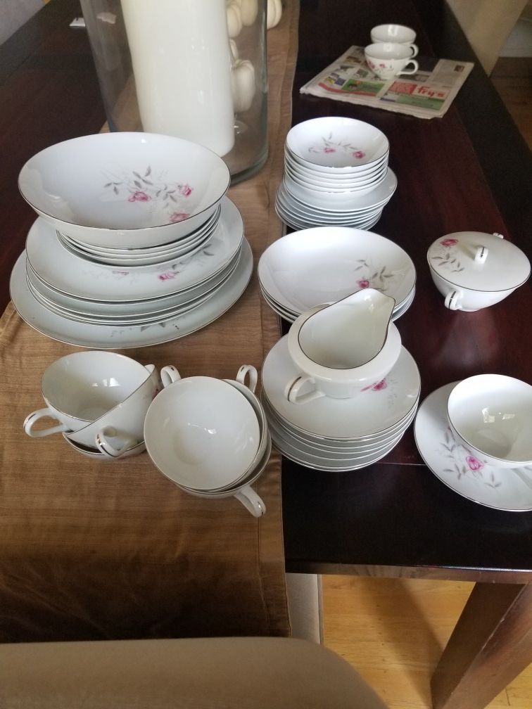 Antique china set