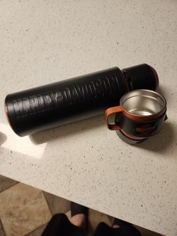 HARLEY DAVIDSON  - THERMOS & MUG SET