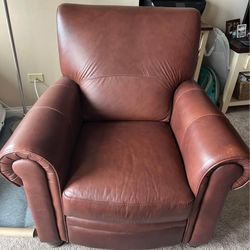 Italian Leather Armchair — Soft Line S.p.A. (Made in Italy) — Brown — Genuine Leather