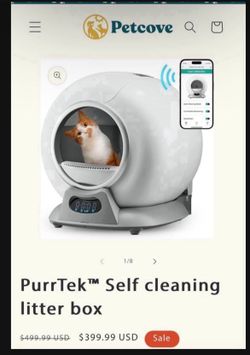 Self Cleaning Cat Litter Box 