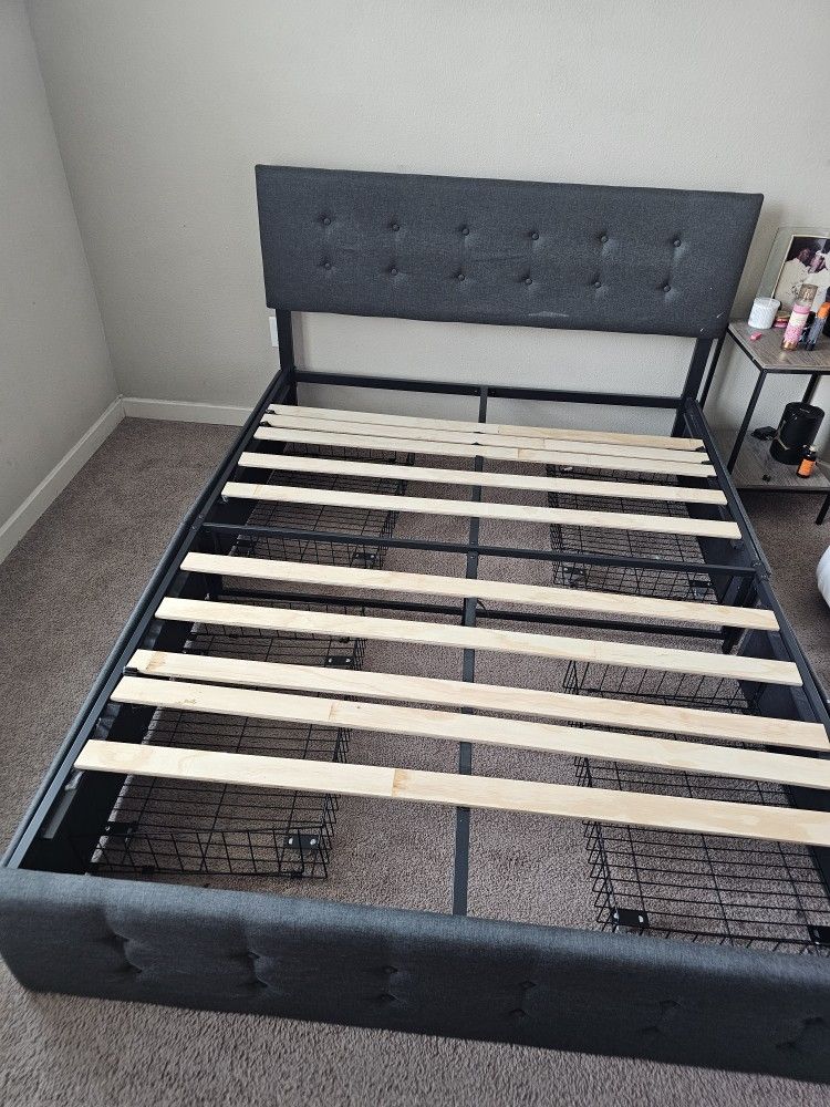 Bed Frame With Headboard
