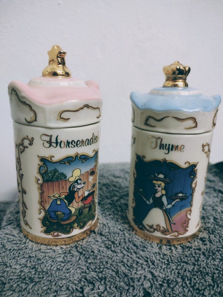 1995 Lenox Disney Spice Jars