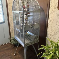Large Bird Cage  With Toys