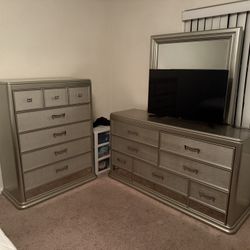 Dresser And Chest With Mirror