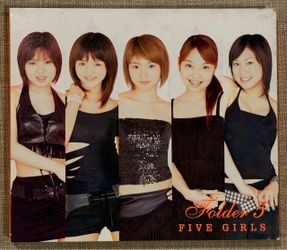 Folder5's "FIVE GIRLS (CCCD)" is a Japanese import CD featuring J-Pop music. The album comes in a standard jewel case with very good condition and is 